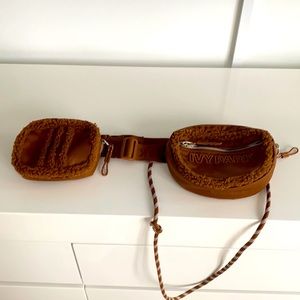 Ivy Park body bag in tan